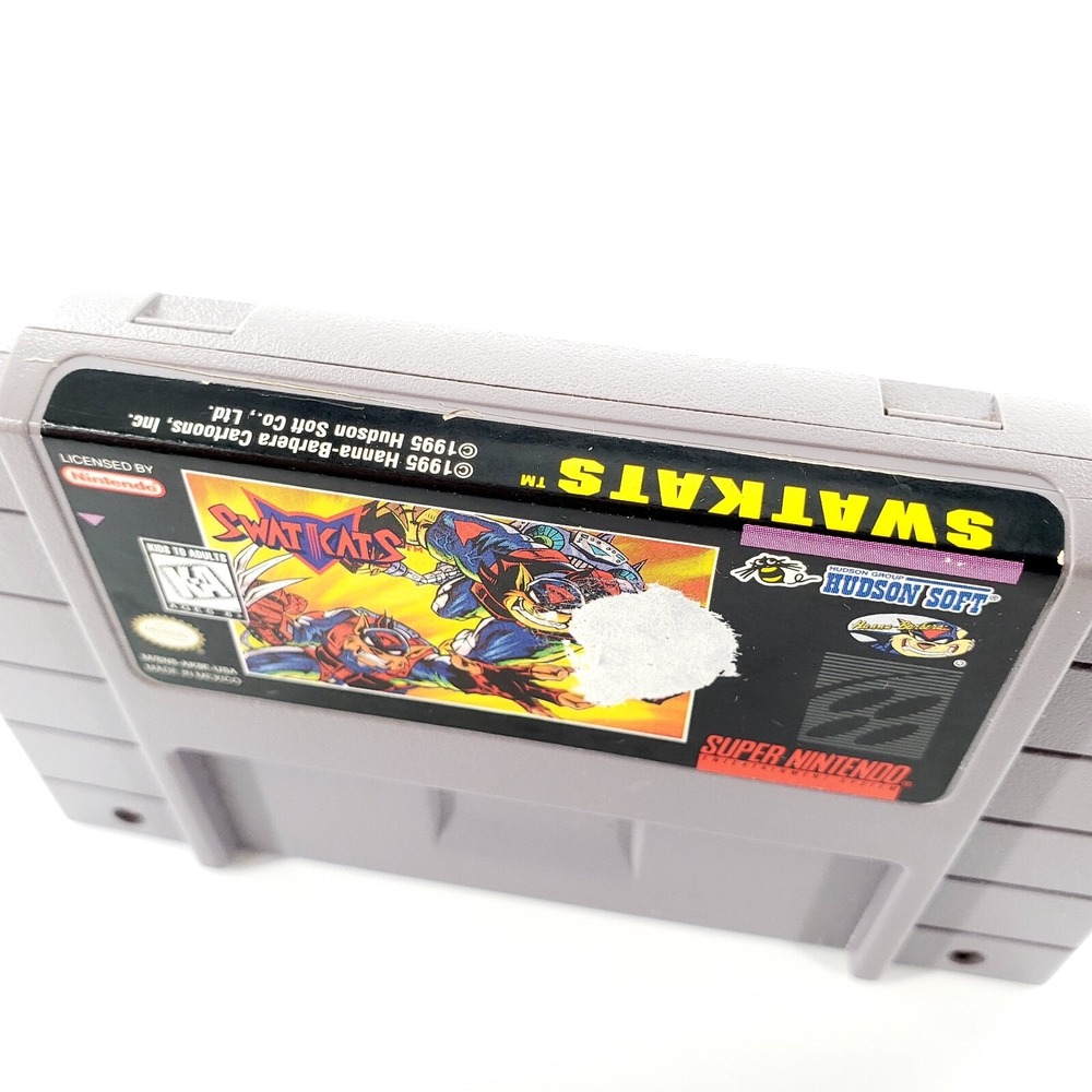 SWAT Kats (Super Nintendo Entertainment System, 1995) Authentic Cart Only Tested - Picture 7 of 11